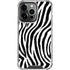 Zebra Print iPhone 16 Pro Clear Case